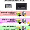 Ultra Bright Solar Outdoor Motion Sensor Light, 44 Led 2 Pack