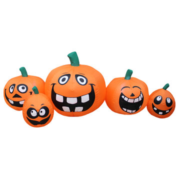 Halloween Inflatable Funny Pumpkins Patch,5'