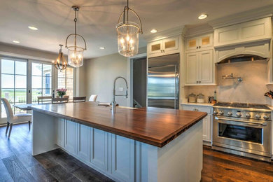 Kitchen - coastal kitchen idea in Other