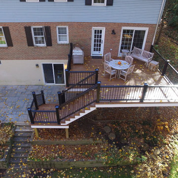 Zuri Deck (Walnut) With Timbertech Radiance Rail