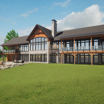 Centennial Lake Custom Waterfront Home