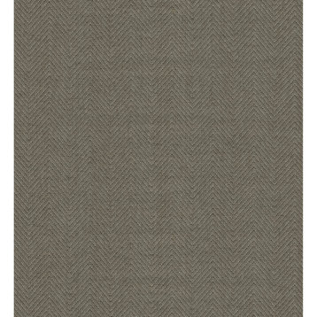 2972-86145 Madoka Dark Grey Paper Weave Grasscloth Modern Unpasted Wallpaper
