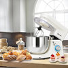 Costway Electric Stand Mixer 6 Speed 7.5Qt 660W Tilt-Head Stainless Steel Bowl