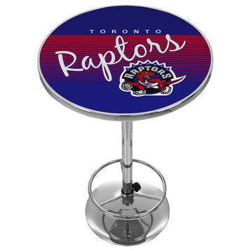 Bar Table - Toronto Raptors Hardwood Classics Bar Height Table