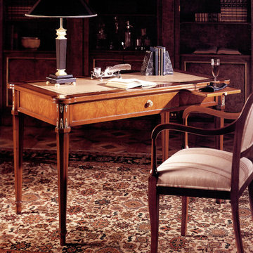 A Beautiful Place to Work - Small Desk & Chair with Nejad Persian Rug &