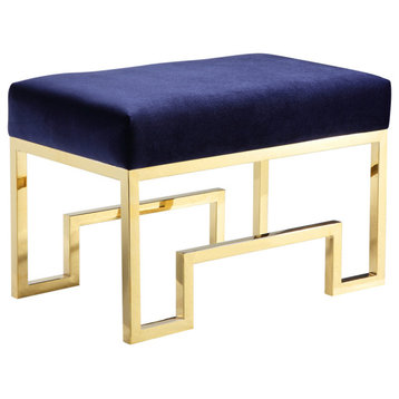 Laurence Stool, Gold and Navy