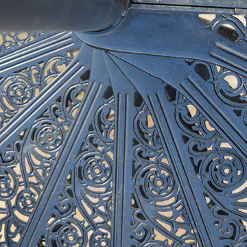 London Garden - Metal Balcony and Staircase