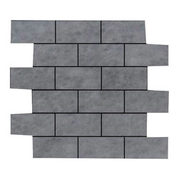 Bardiglio Gray Marble 2x4 Mosaic Tile Polished - Home Accessories & Decor