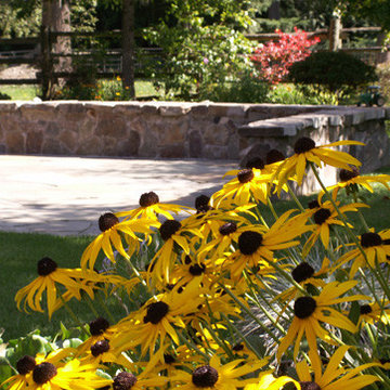 Seattle Landscaping - Rock Wall and Bench