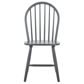 Newton Spindle Back Dining Chair, Set of 2, Gray