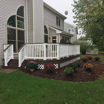 Timber Tech Low Maintenance Deck Design in Algonquin, IL