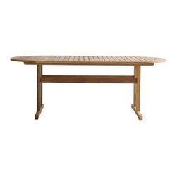 Urban Home Patio Oval Table - Outdoor Dining Tables
