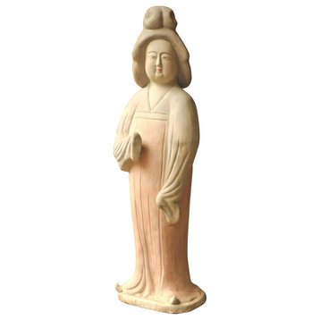 Tang Court Lady Statue, Buff