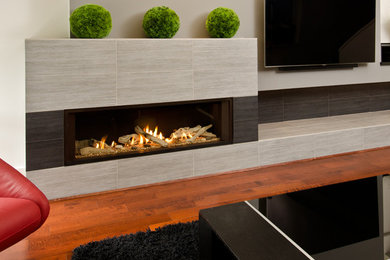 Living room - contemporary living room idea in Vancouver