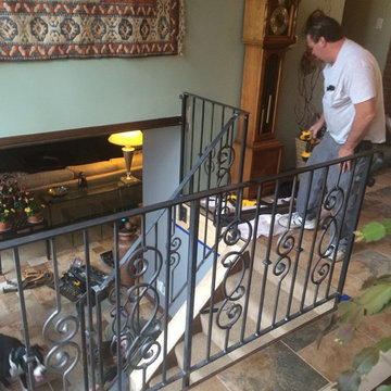 Lisa's Interior wrought iron railing