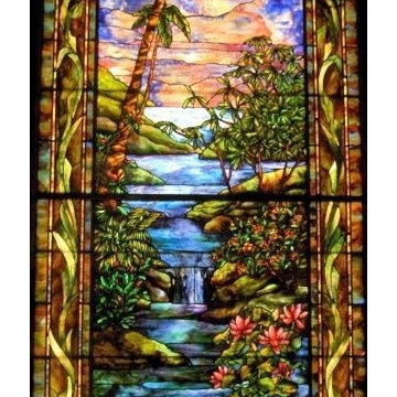 stained glass windows and doors