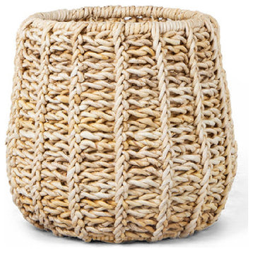 Modern Weaved Abaca Round Basket | dBodhi Batur, Large