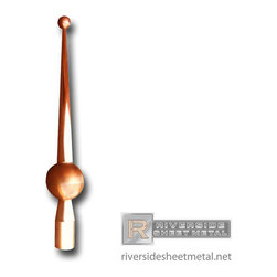 FI024 - Simple copper finial custom made - Products