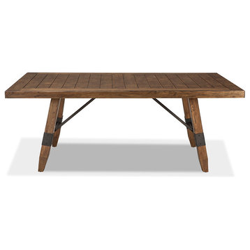 Intercon Furniture River Trestle Table, Weathered Sand