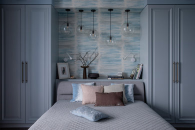 Eclectic home design photo in Moscow
