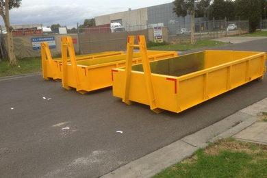 Walk in bins range from 4m3 to 30m3. Also offer hands on rubbish removal.
