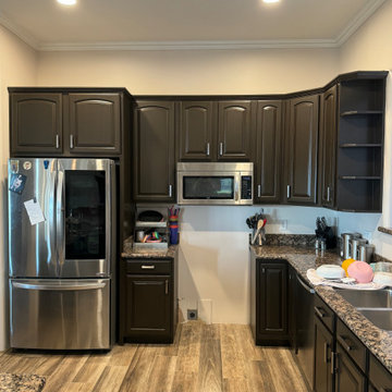 Kitchen Paint with Dry Bar Build