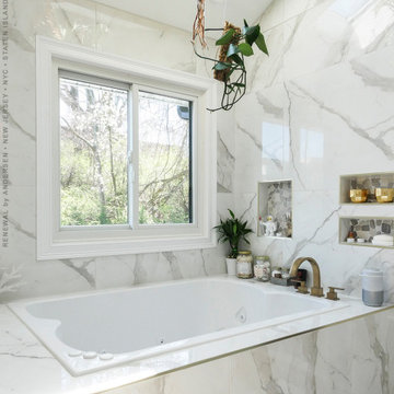 New Window in Spectacular Bathroom - Renewal by Andersen New Jersey / NYC