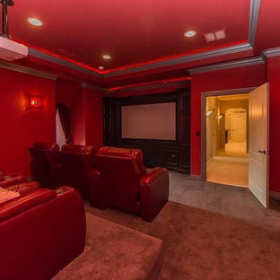 Traditional home cinema in Little Rock.