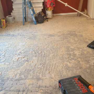 Installation: Hardwood floors & steps