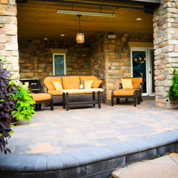 Patio with Deck on top