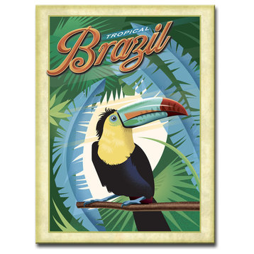 Canvas Art 'Tropical, Brazil' by Dorothea Taylor, 40x30