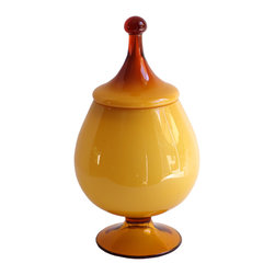EMPOLI BUTTERSCOTCH APOTHECARY JAR - Vases