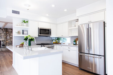 Kitchen - transitional kitchen idea in Los Angeles