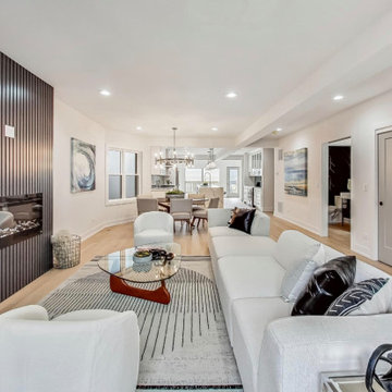 Spacious Kitchen and Elegant Living Area Remodel in Belmont