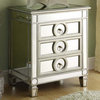 Mirrored 3 Drawer Accent Table