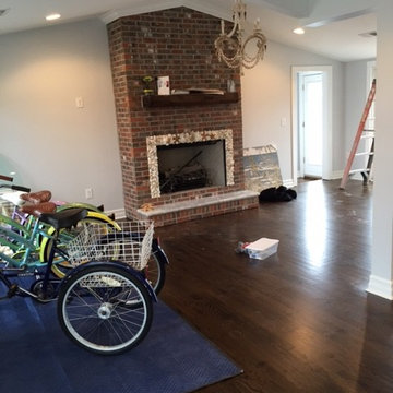 Shell Encrusted Fireplace Surround - Mantoloking, NJ