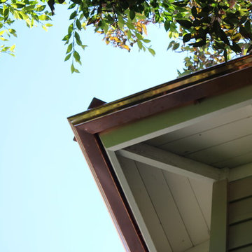 Seamless Copper Rain Gutters in Los Angeles