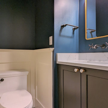 (Remodel - Custom) Gold-Infused Transitional Theme