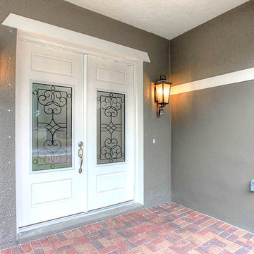 The Grand Palm | Front Entrance | New Home Builders in Tampa Florida