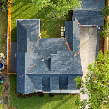 Memorial Modern House - Landscape Design, Installation, and maintenance.