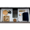 48" Modern Double Bathroom Vanity Set, Dakota Gray Oak Wood, With Sink