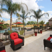 patio, pool