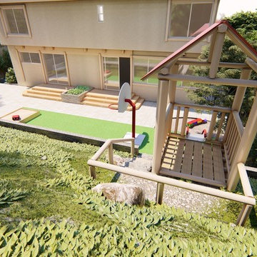 Kids & Adults Entertainment Areas | Utilizing a Steep Slope
