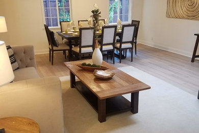 Transitional living room photo in San Francisco