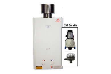 Eccotemp L10 Portable Water Heater w/ Flojet Pump & Strainer