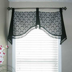 Priority Home & Design - Custom Flat Swag Emily Valance - Select From 500+ Fabrics - Valances
