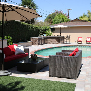 Interlocking Paver Pool Deck