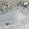 Ashton Bathroom Vanity, White, 42", Single Sink, Freestanding