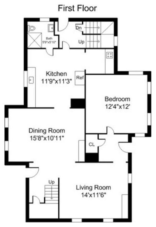 Old House Odd Floor Plan, How Do I Find The Original Floor Plans For My House