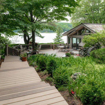 Multi-level Walloon Lake Deck